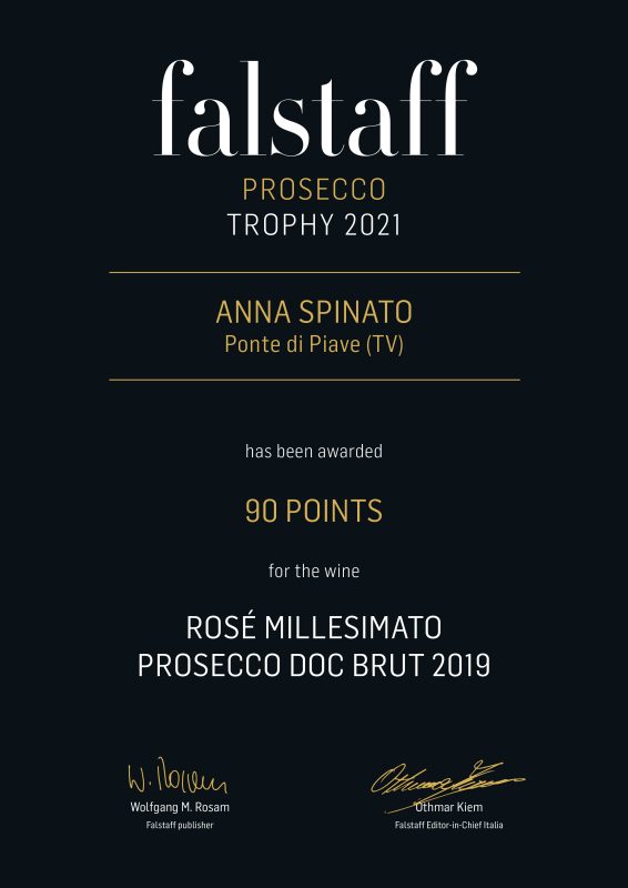 ANNA SPINATO PROSECCO ROSÉ MILLESIMATO DOC BRUT 200 ML