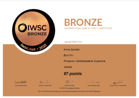 ANNA SPINATO VALDOBBIADENE PROSECCO SUPERIORE DOCG BRUT - obrazek 14