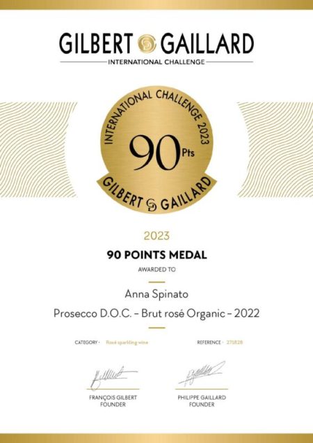 ANNA SPINATO ORGANIC PROSECCO MILLESIMATO ROSÉ DOC BRUT - obrazek 11