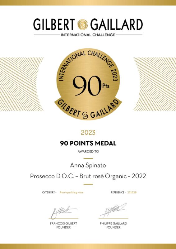 ANNA SPINATO ORGANIC PROSECCO MILLESIMATO ROSÉ DOC BRUT