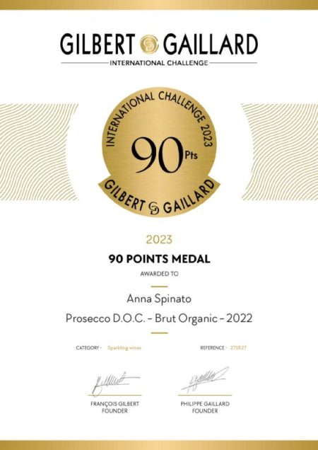 ANNA SPINATO ORGANIC PROSECCO MILLESIMATO DOC BRUT - obrazek 13