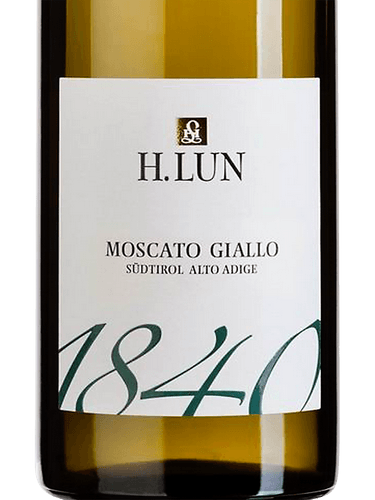 H. LUN 1840 MOSCATO GIALLO ALTO ADIGE DOC - obrazek 2