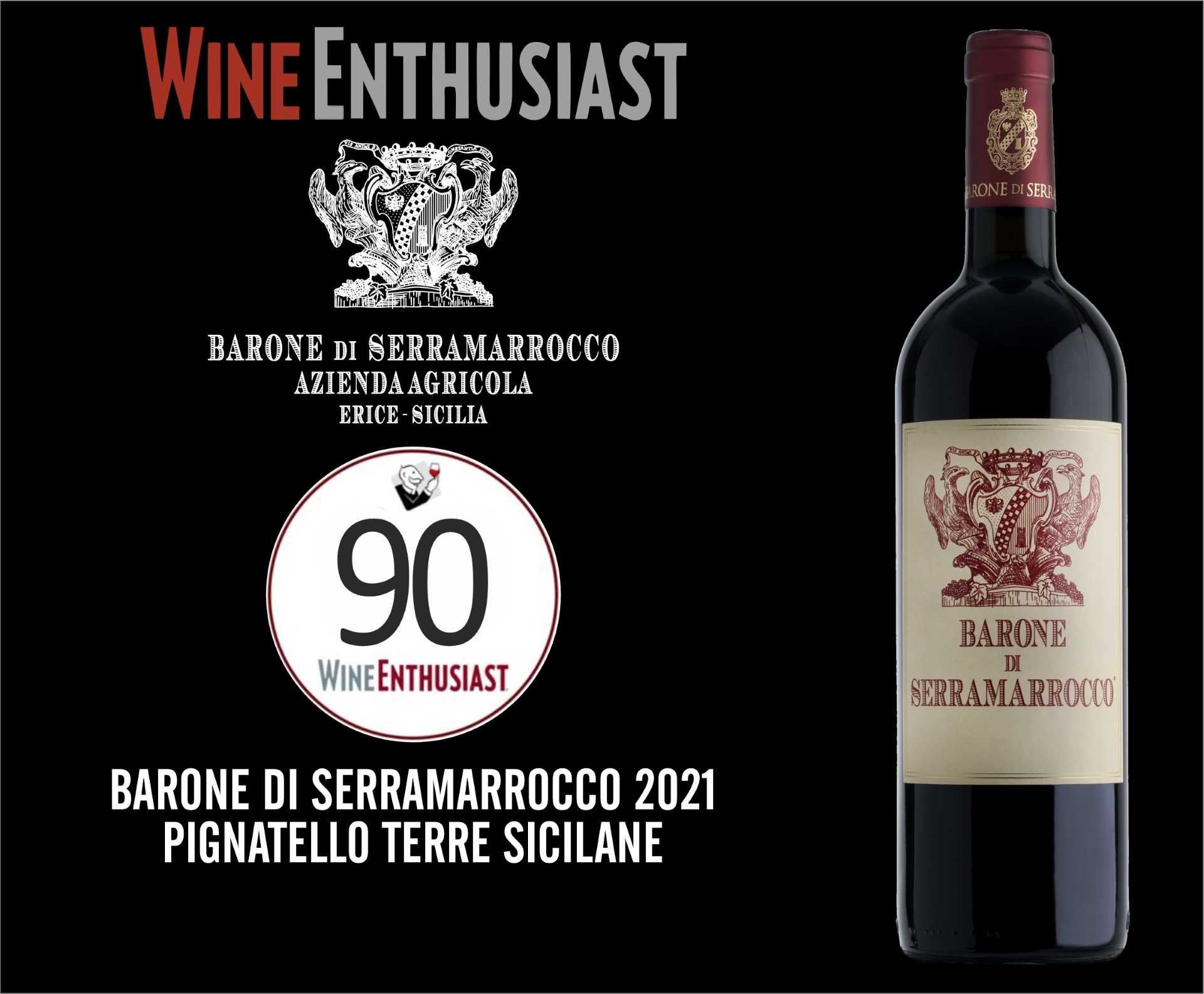 BARONE DI SERRAMARROCCO ROSSO PIGNATELLO BARONE DI SERRAMARROCCO TERRE SICILIANE IGP - obrazek 5