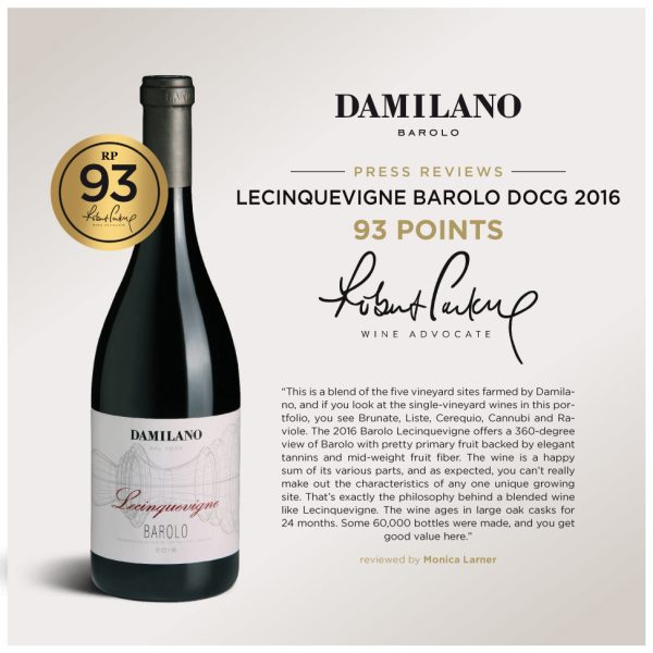 DAMILANO BAROLO DOCG "LECINQUEVIGNE"