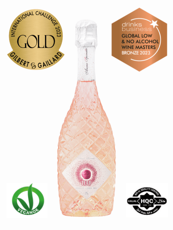 ANNA SPINATO "ZERO BLUSH" ROSÉ SPARKLING SWEET GRAPE JUICE 0%