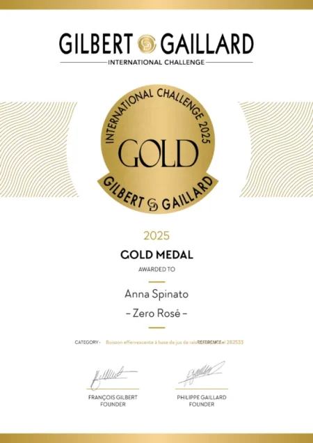 ANNA SPINATO "ZERO BLUSH" ROSÉ SPARKLING SWEET GRAPE JUICE 0% - obrazek 9