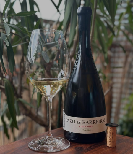 BODEGAS VILLANUEVA PAZO AS BARREIRAS ALBARIÑO SOBRE LIAS LIMITED EDITION D.O. RIAS BAIXAS - obrazek 2