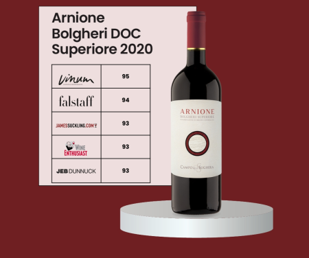CAMPO ALLA SUGHERA ARNIONE BOLGHERI DOC SUPERIORE - obrazek 4