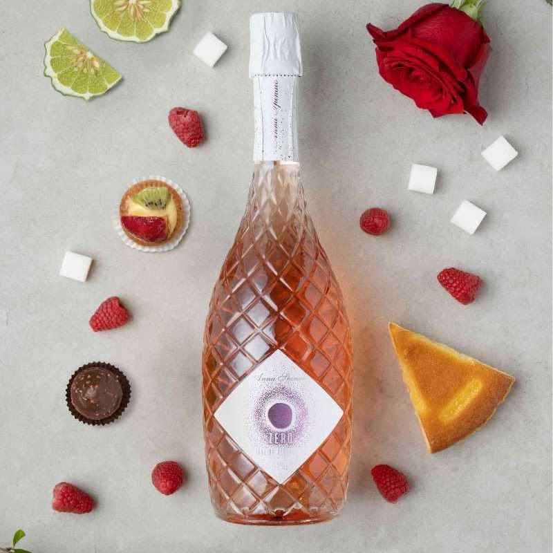 ANNA SPINATO "ZERO BLUSH" ROSÉ SPARKLING SWEET GRAPE JUICE 0% - obrazek 4