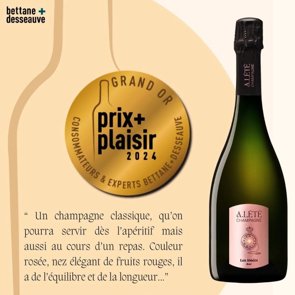 A. LÉTÉ LES AÎNÉES ROSÉ CHAMPAGNE BRUT