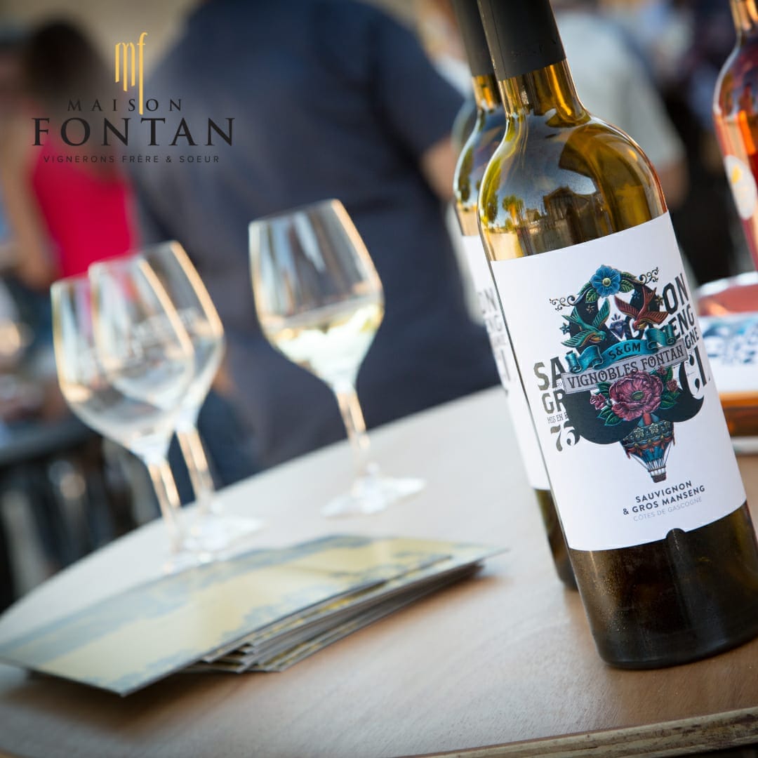 MAISON FONTAN TATTOO BLANC SAUVIGNON - GROS MANSENG CÔTES DE GASCOGNE - obrazek 5