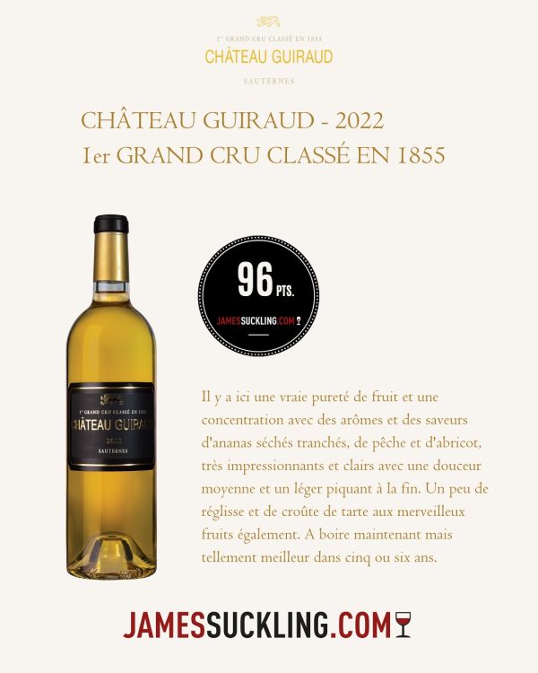 CHÂTEAU GUIRAUD SAUTERNES 1ER CRU CLASSÉ