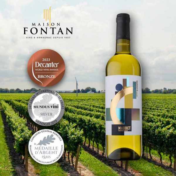 MAISON FONTAN MAUBET BLANC SEC CÔTES DE GASCOGNE
