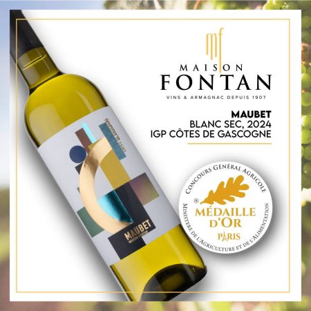 MAISON FONTAN MAUBET BLANC SEC CÔTES DE GASCOGNE - obrazek 8