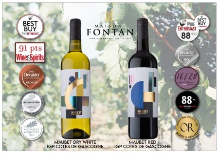 MAISON FONTAN MAUBET ROUGE CÔTES DE GASCOGNE - obrazek 4