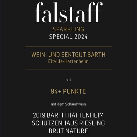 WEIN-UND SEKTGUT BARTH SEKT SCHÜTZENHAUS RIESLING BRUT NATURE VDP.ERSTE LAGE® BIO RHEINGAU - obrazek 7