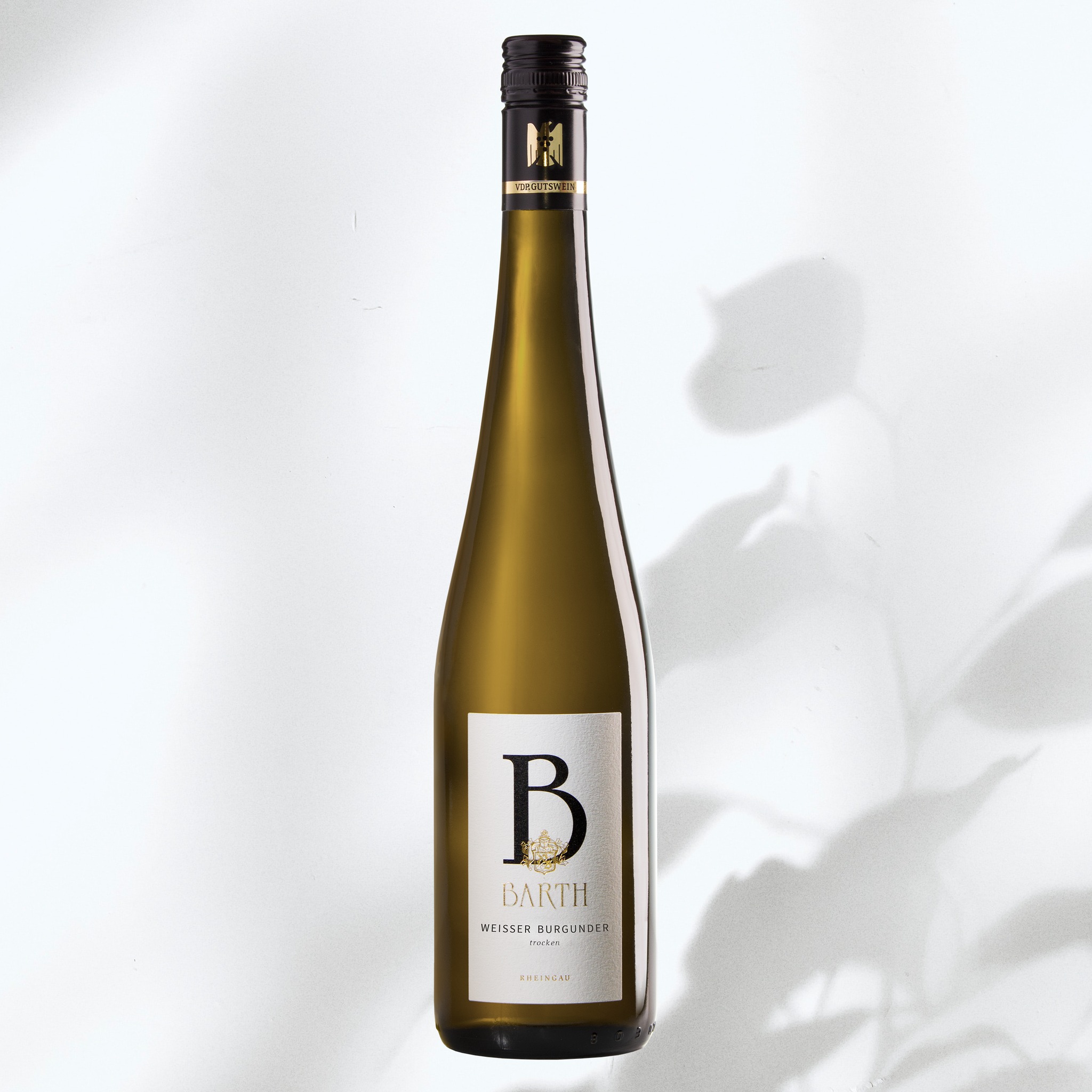 WEIN-UND SEKTGUT BARTH WEISSER BURGUNDER TROCKEN BIO RHEINGAU - obrazek 3