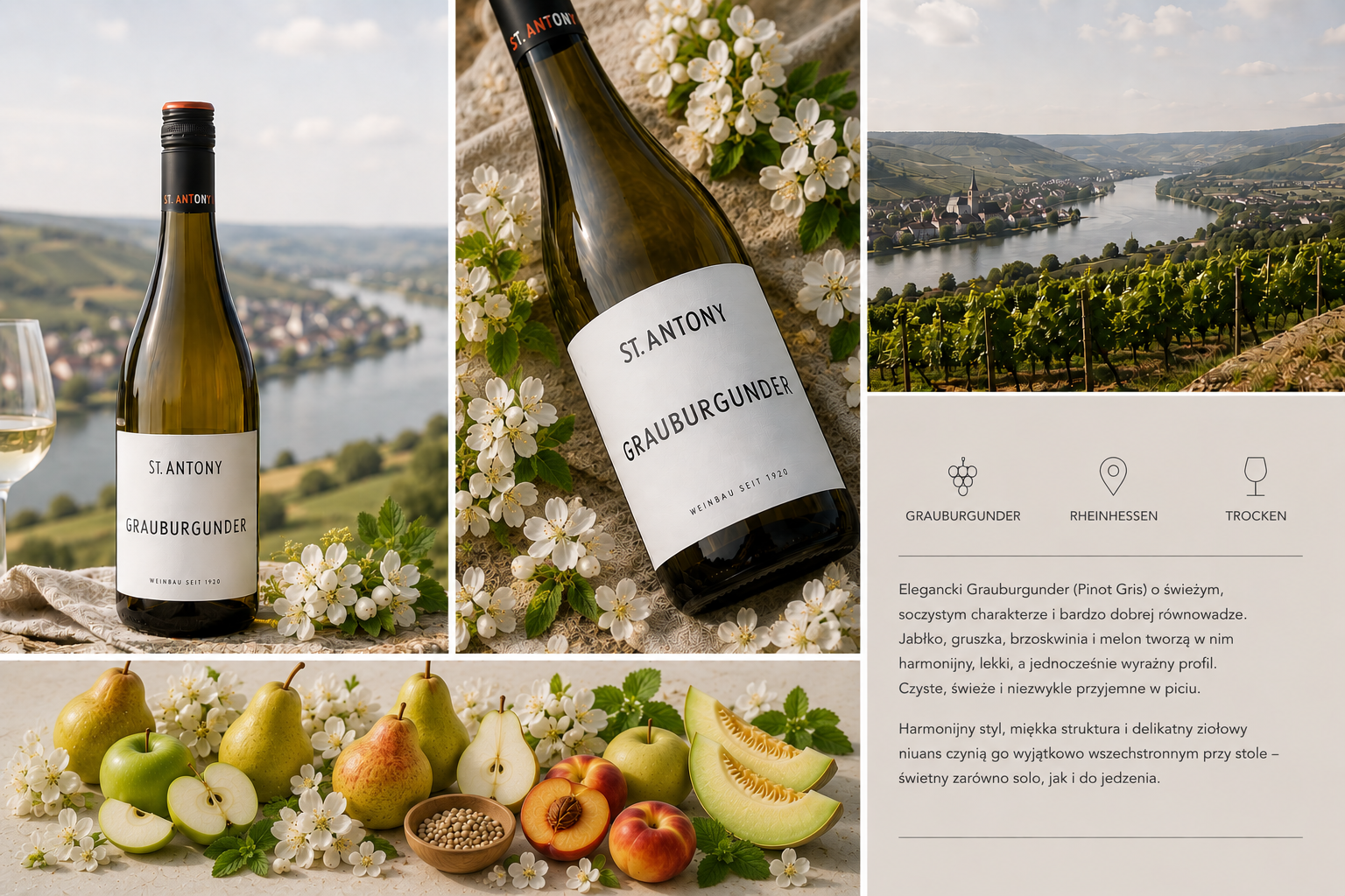 ST. ANTONY GRAUBURGUNDER RHEINHESSEN - obrazek 2