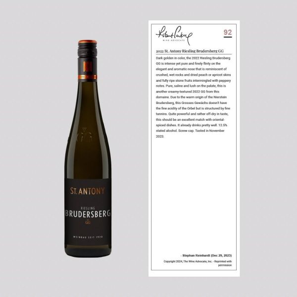 ST. ANTONY BRUDERSBERG RIESLING (GG) VDP.GROSSES GEWÄCHS® RHEINHESSEN
