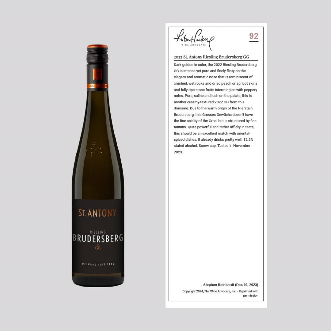 ST. ANTONY BRUDERSBERG RIESLING (GG) VDP.GROSSES GEWÄCHS® RHEINHESSEN - obrazek 2