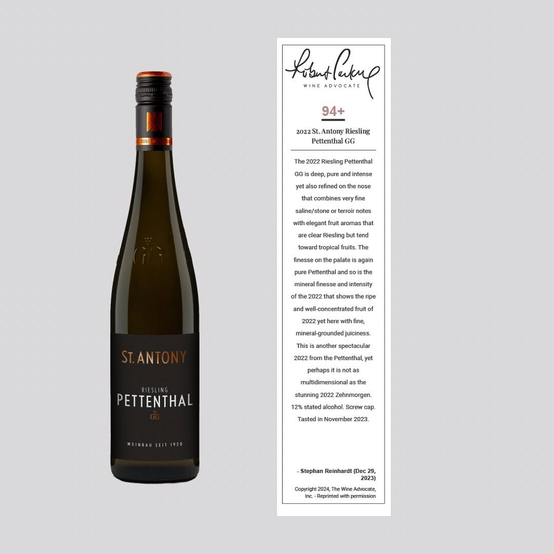 ST. ANTONY PETTENTHAL RIESLING (GG) VDP.GROSSES GEWÄCHS® RHEINHESSEN - obrazek 2