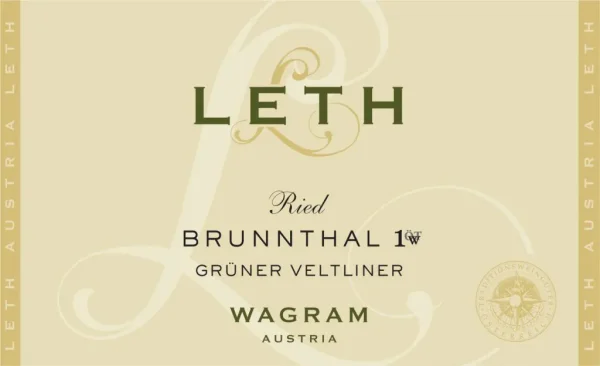 WEINGUT LETH RIED BRUNNTHAL GRÜNER VELTLINER 1 ÖTW WAGRAM DAC