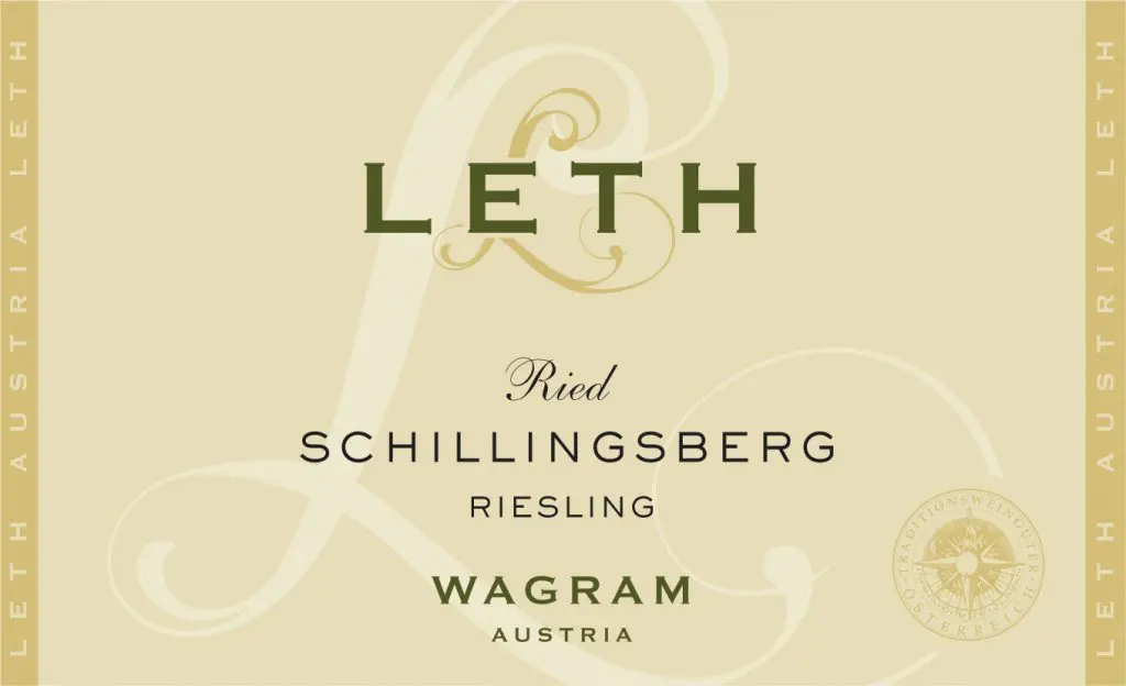 WEINGUT LETH RIED SCHILLINGSBERG RIESLING WAGRAM DAC - obrazek 2