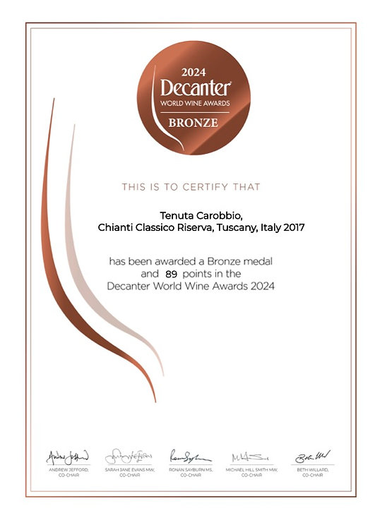 TENUTA CAROBBIO CHIANTI CLASSICO RISERVA DOCG